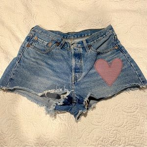 Levi’s High Rise Shorts 501
